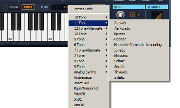 Synthmaster One New Scales